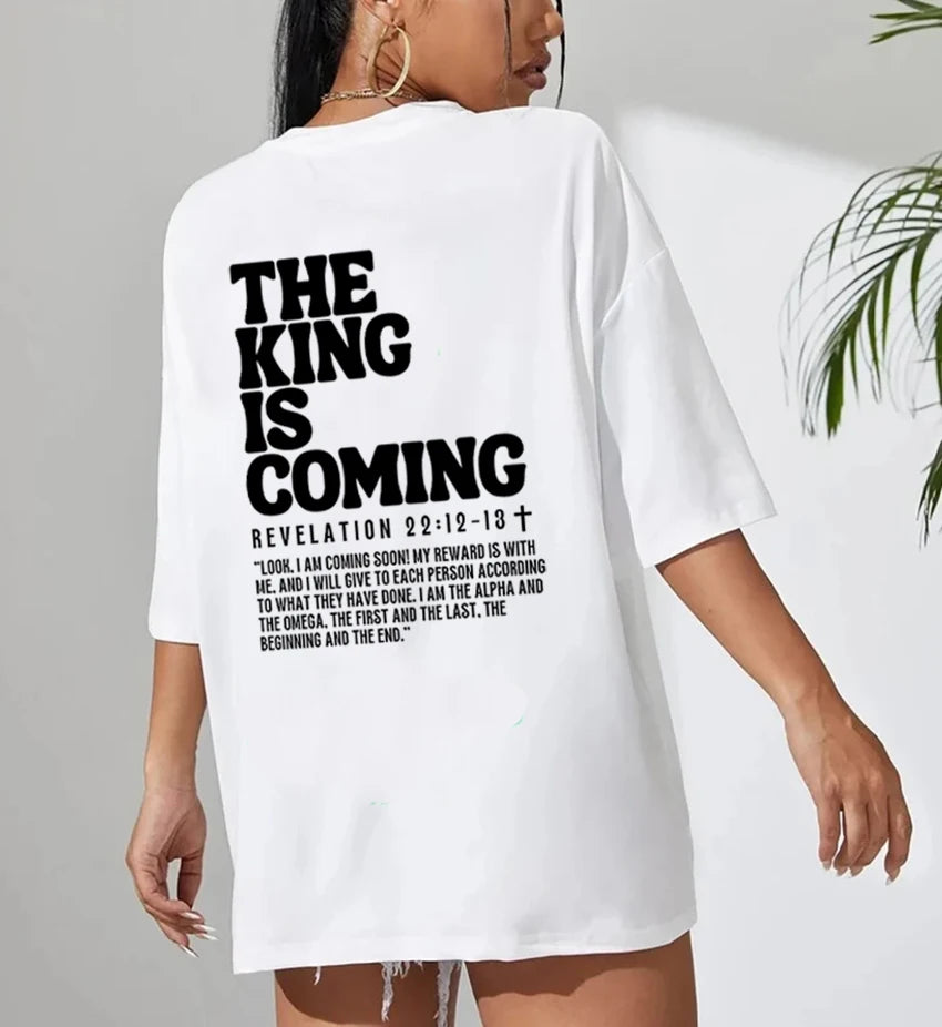 Jesus Is King The King Is Coming Oversized T-Shirt