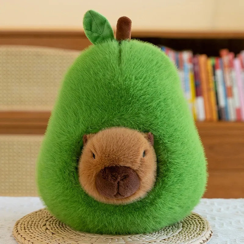 Capybara Plush Crocodile, Avocado & Friends