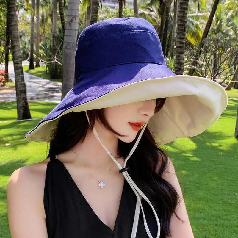 Women Wide Brim Sun Hat