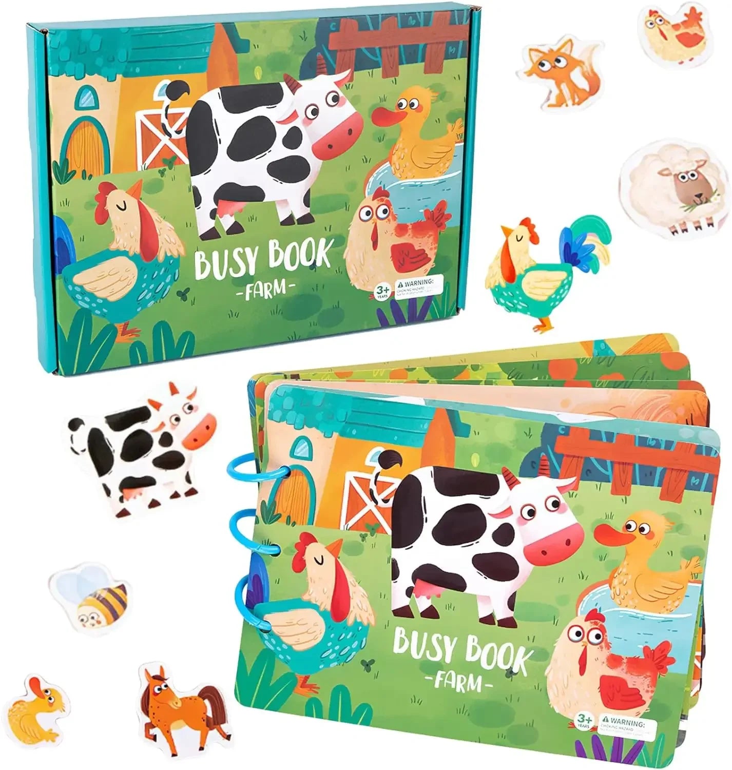 Montessori Busy Book for Kids Sticker Quiet Book