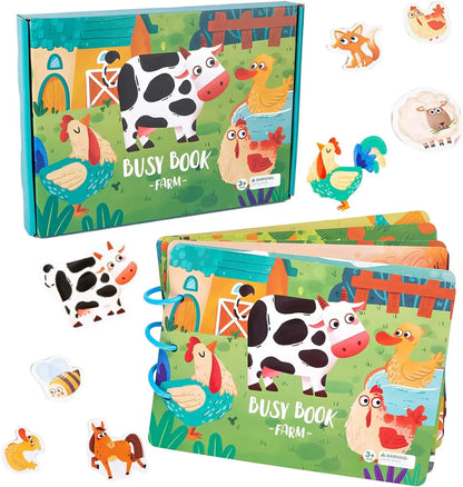 Montessori Busy Book for Kids Sticker Quiet Book