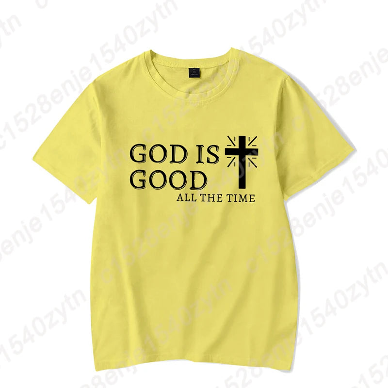 God Is Good All The Time Short Sleeve T-Shirt Sizes: XL through 4XL