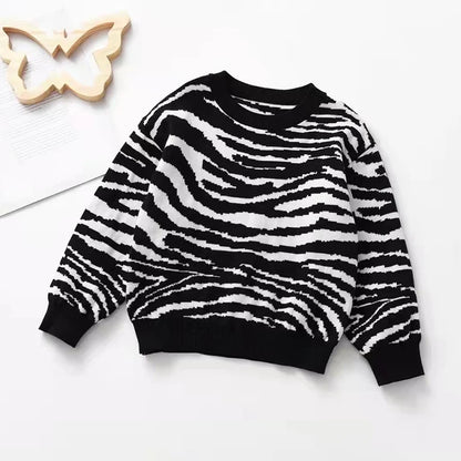 Children's Unisex Long Sleeve Knit Sweaters