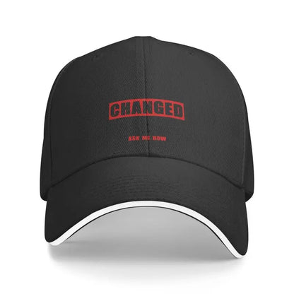 Classic Unisex Jesus Changed My Life Baseball Cap Adult Adjustable