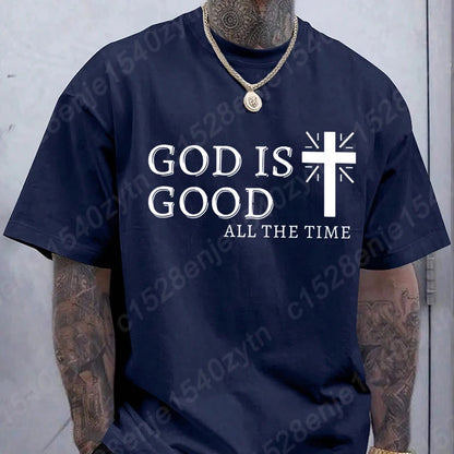 God Is Good All The Time Short Sleeve T-Shirt Sizes: XL through 4XL