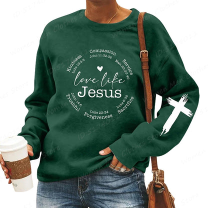 Love Like Jesus Faith Sweatshirt