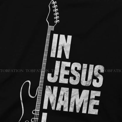 In Jesus Name I Play Guitar T-Shirt