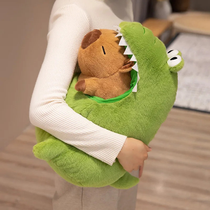 Capybara Plush Crocodile, Avocado & Friends