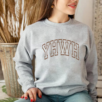 YHWH Unisex Crewneck Sweatshirt, Long Sleeves