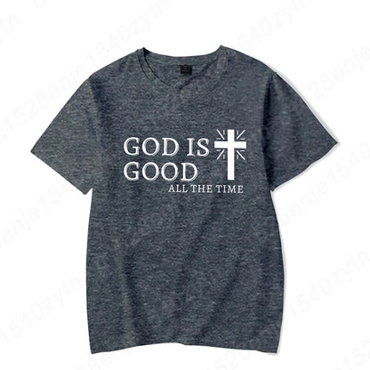 God Is Good All The Time Short Sleeve T-Shirt