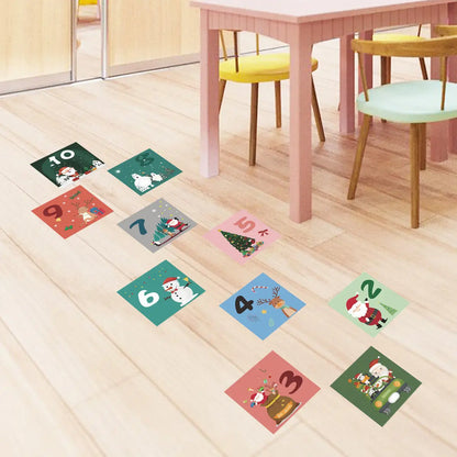 Children's Hopscotch Self-adhesive Floor Stickers