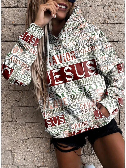 Jesus all Name Hoodies