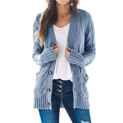 Long Sleeve Knitted Cardigan