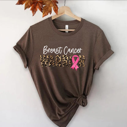 Breast Cancer Warrior T Shirt Pink Ribbon