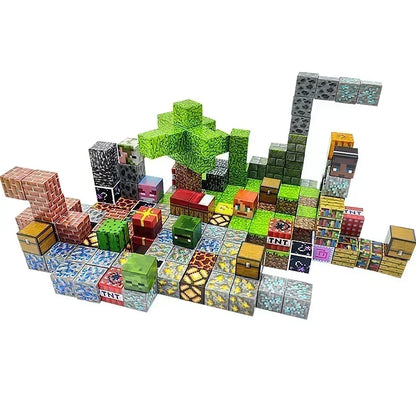 Magnetic Building Blocks World