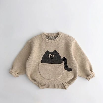 Fashion Kids Unisex Knit Pullover Cardigan,  For 1-7 years Girls and Boys