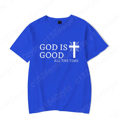 God Is Good All The Time Short Sleeve T-Shirt