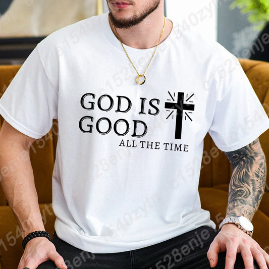 God Is Good All The Time Short Sleeve T-Shirt