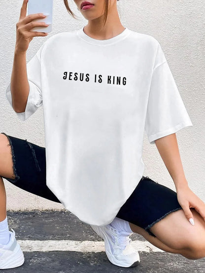 Jesus Is King The King Is Coming Oversized T-Shirt