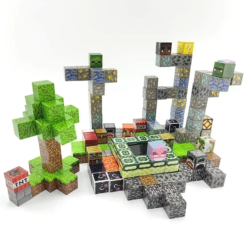 Magnetic Building Blocks World