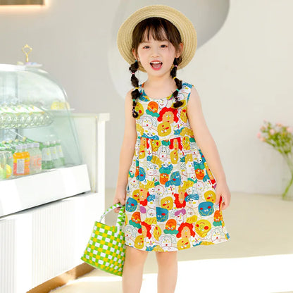 Summer Sleeveless Kids’ Sundress
