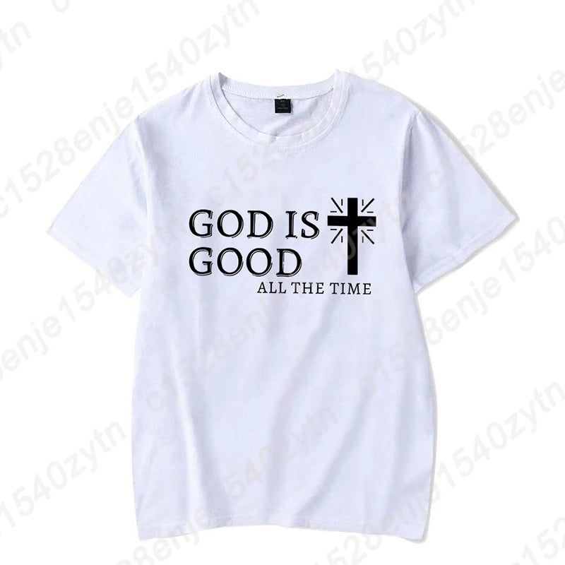 God Is Good All The Time Short Sleeve T-Shirt