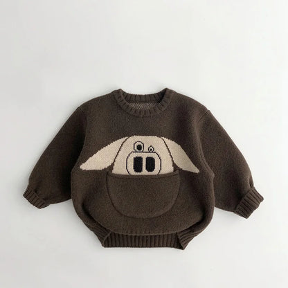 Fashion Kids Unisex Knit Pullover Cardigan,  For 1-7 years Girls and Boys