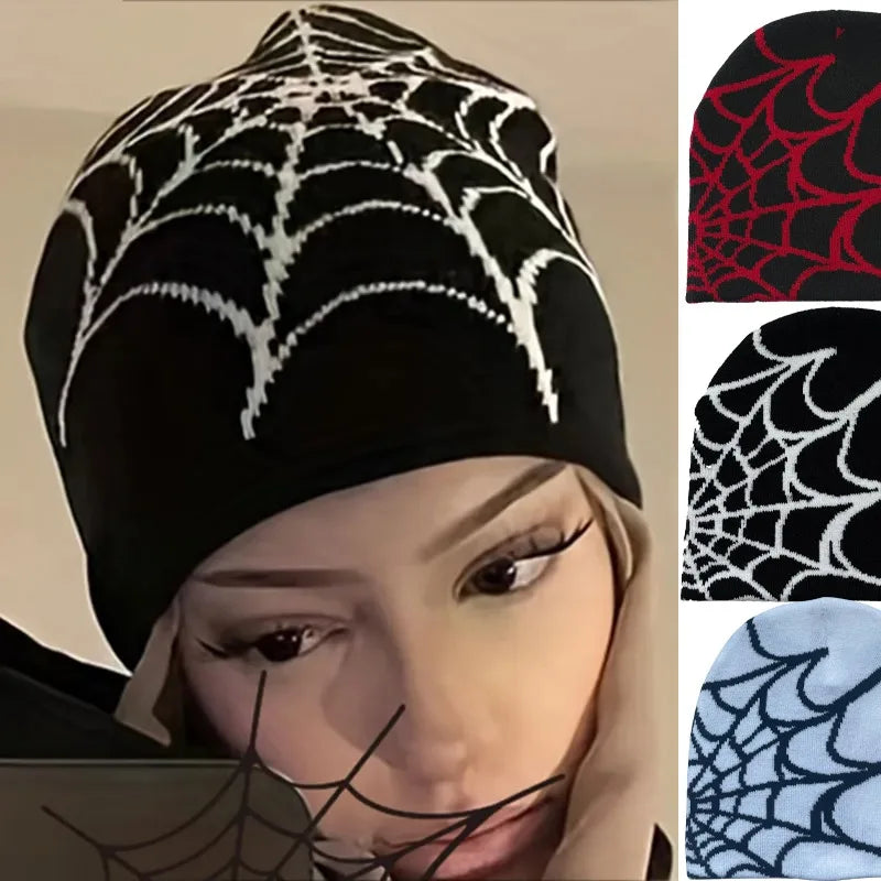 Spider Web Design Hat for Men and Women: Pullover Pile Cap