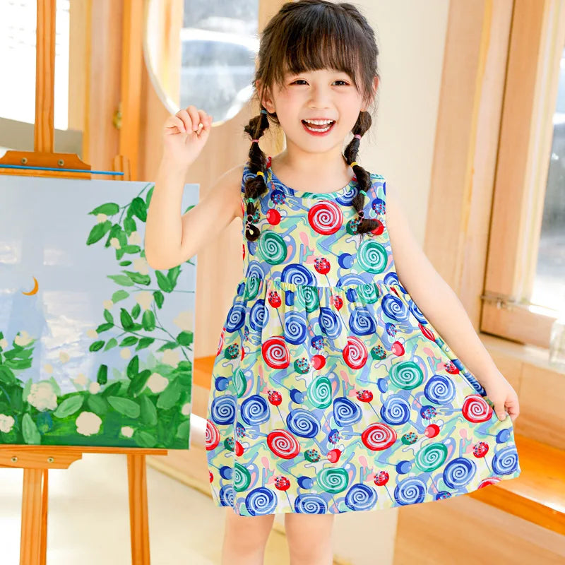 Summer Sleeveless Kids’ Sundress