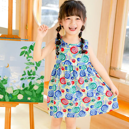 Summer Sleeveless Kids’ Sundress