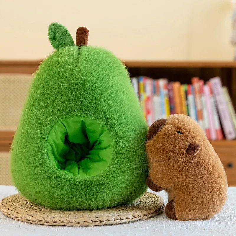 Capybara Plush Crocodile, Avocado & Friends