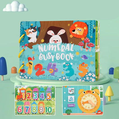 Montessori Busy Book for Kids Sticker Quiet Book