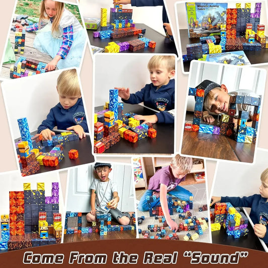 Magnetic Building Blocks World