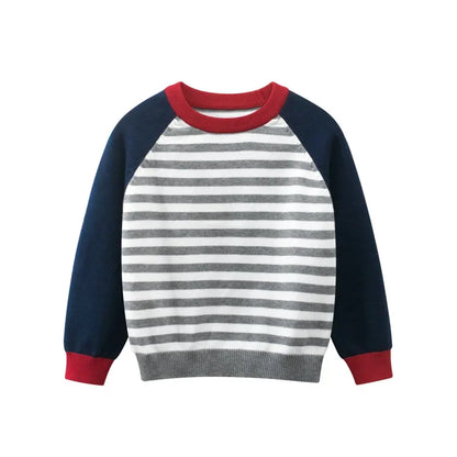 Boys Pullover Long Sleeve Sweaters