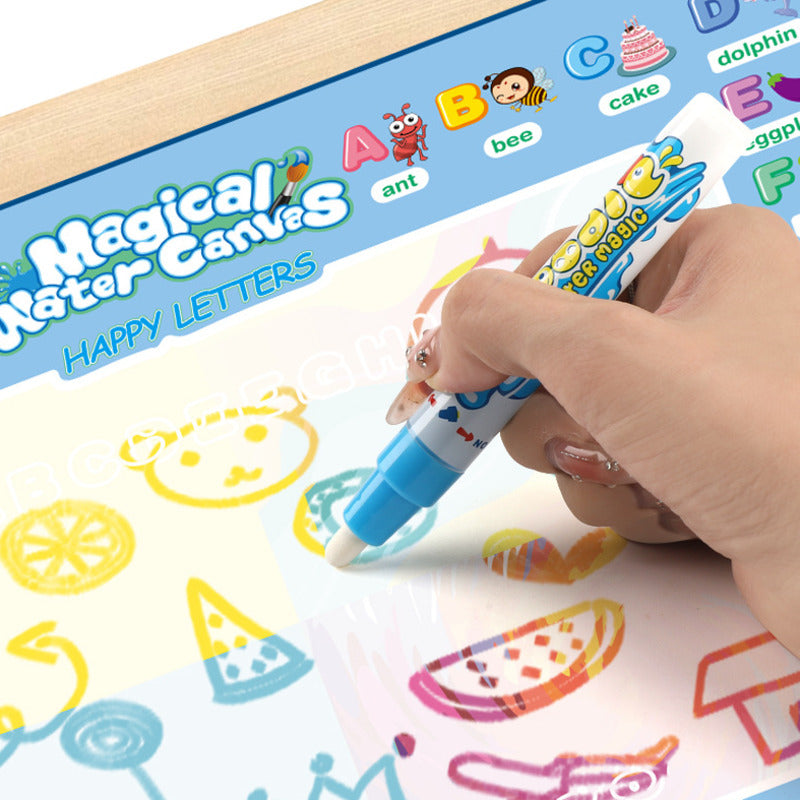 Magic Water Coloring Doodle Drawing Mat with Reusable Magic Pens 100x80cm